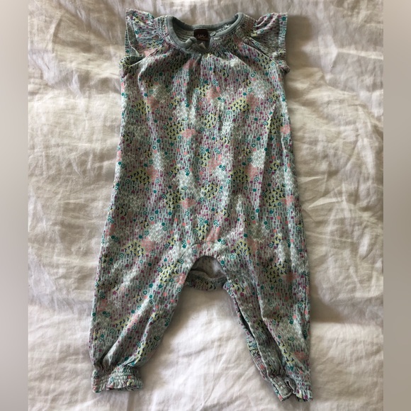 Tea collection floral romper size 9-12 month - Picture 1 of 2